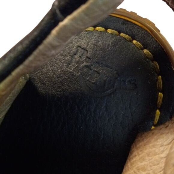 Dr. Martens Sz 13 Black Leather Childrens Sandals Open-Toe Made In England - Picture 13 of 14